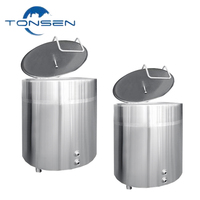 Cuve de Fermentation pour Kombucha 1000L-4000L en Acier Inoxydable 304, Fermenteur Conique avec Chemise de Refroidissement, Certifié CE