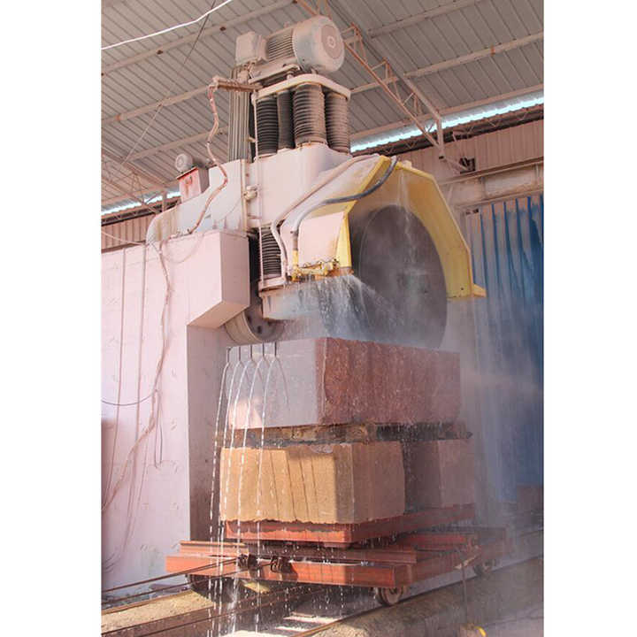 Automatic Guide Column Stone Cutter Multi-Blade Hydraulic PLC Industrial Marble Granite Block Cutting Machine