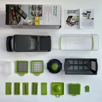 Multifunctionele Groentesnijder 16 In 1 Handheld Fruitsnijmachine Shredder Keuken Groentesnijder Aardappelsnijder Shredder Molen