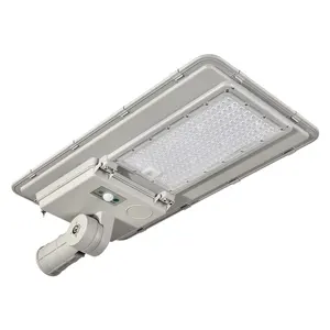 Pabrik 100W 200W 300W Lampu Jalan Tenaga Surya Luar Ruangan Baterai Kapasitas Tinggi Semua Dalam Satu Lampu Jalan Led Tenaga Surya