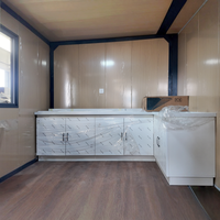 Maison pliante Push Pull, haute efficacité, économique, design modulaire, aménagement extérieur personnalisé, couleur moderne, maison conteneur extensible