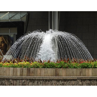 Fuente de Agua Musical Moderna para Exteriores con Luces LED RGB de Arcoíris para Decoración de Jardín, Hotel, Plaza y Paisaje