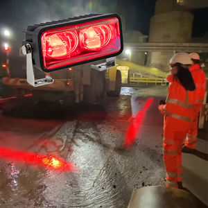 12v 24v bleu et vert double couleur équipement de construction danger zone rouge chariot élévateur voyant d'avertissement de sécurité - Product Image 3