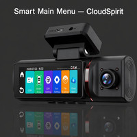 Cámara para Auto 3 Canales 4G con Transmisión en Vivo, 2K, ADAS, BSD, GPS, WiFi, Monitoreo Remoto, Visión Nocturna, Pantalla Táctil, DVR, Gestión de Flota