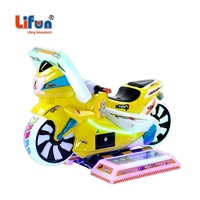 LIFUN Factory Kids Children Amusement Motorcycle Video Ride Game Indoor Arcade Crazy Motor Bike Racing Simulator Machine Custom