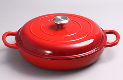 Casserole en fonte de fruits de mer émaillée 30cm