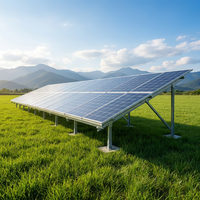Solution clé en main : Kit de vis de fixation au sol pour structure de montage solaire galvanisée à chaud