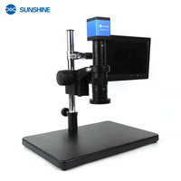 Microscope électronique SUNSHINE MS8E-02 PRO interface haute définition microscope à caméra électronique numérique avec écran de 10 pouces