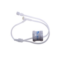 Ensemble d'extension de régulateur de débit IV de qualité médicale jetable avec échelle graduée réglable 5-250 ml/h et ligne d'extension