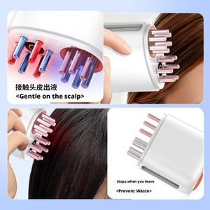 Applicateur capillaire haute définition visible avec massage à 6 rouleaux et lumière rouge et bleue pour le soin des cheveux - Product Image 3