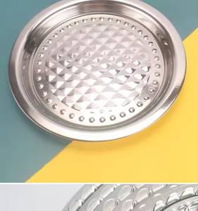 Offre Spéciale motif personnalisable en acier inoxydable grande <span class=keywords><strong>assiette</strong></span> support pour ménages hôtels cuisine Restaurant fête <span class=keywords><strong>Chef</strong></span> plateau - Product Image 5