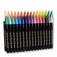 Lot de 32 marqueurs innovants en plastique acrylique coloré sans saignement et résistant à la lumière pour les notes bibliques à l'usage scolaire