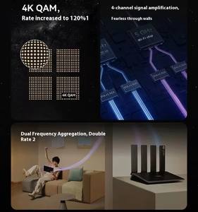 Routeur sans fil point d'accès WiFi <span class=keywords><strong>7</strong></span> Gigabit Quad-Core BE3 Pro version globale pour <span class=keywords><strong>HUAWEI</strong></span> BE3 Pro - Product Image 5