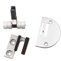 Kit de gabarits pour machine à coudre industrielle PinSeam K 1, engrenage en acier durable, positionneur d'aiguille, pied presseur à rouleaux, griffes d'alimentation, pièces de plateau