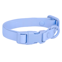 Étiquette personnalisée en PU avec lettres perlées, résistante, imperméable et réglable, pour accessoires de collier de chien