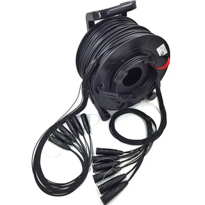 Cable de conexión de fibra óptica táctica de armadura de TPU de 12 24 fibras monomodo Mutilmode OM3 OM4 <span class=keywords><strong>OM5</strong></span> con tambor para iluminación de Audio y vídeo - Product Image 1