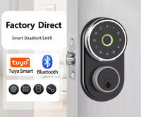 Cerradura Inteligente Tuya Wifi con Huella Dactilar, Código, Llave y Aplicación para Desbloquear la Puerta, Cerrojo Inteligente
