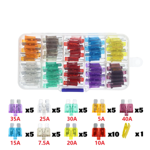 Набор автомобильных предохранителей: 50/100 шт., стандартные, мини, микро, лезвие, для авто, грузовиков, ксеноновых фар - Product Image 6