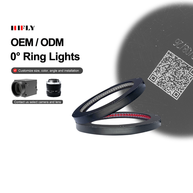Professional 0 Degree Machine Vision Ring Light Illumination for Automated Industrial Inspection