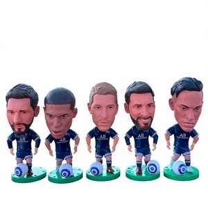 Statuette Decorative in PVC di <span class=keywords><strong>Lionel</strong></span> Messi, Di Maria e Navas, Stelle del Calcio - Product Image 2