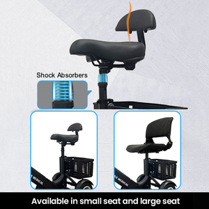 KSM-902 NUEVO Scooter Eléctrico Plegable de 3 Ruedas, Solo 16 kg, con Asiento para Adultos Mayores - Product Image 5