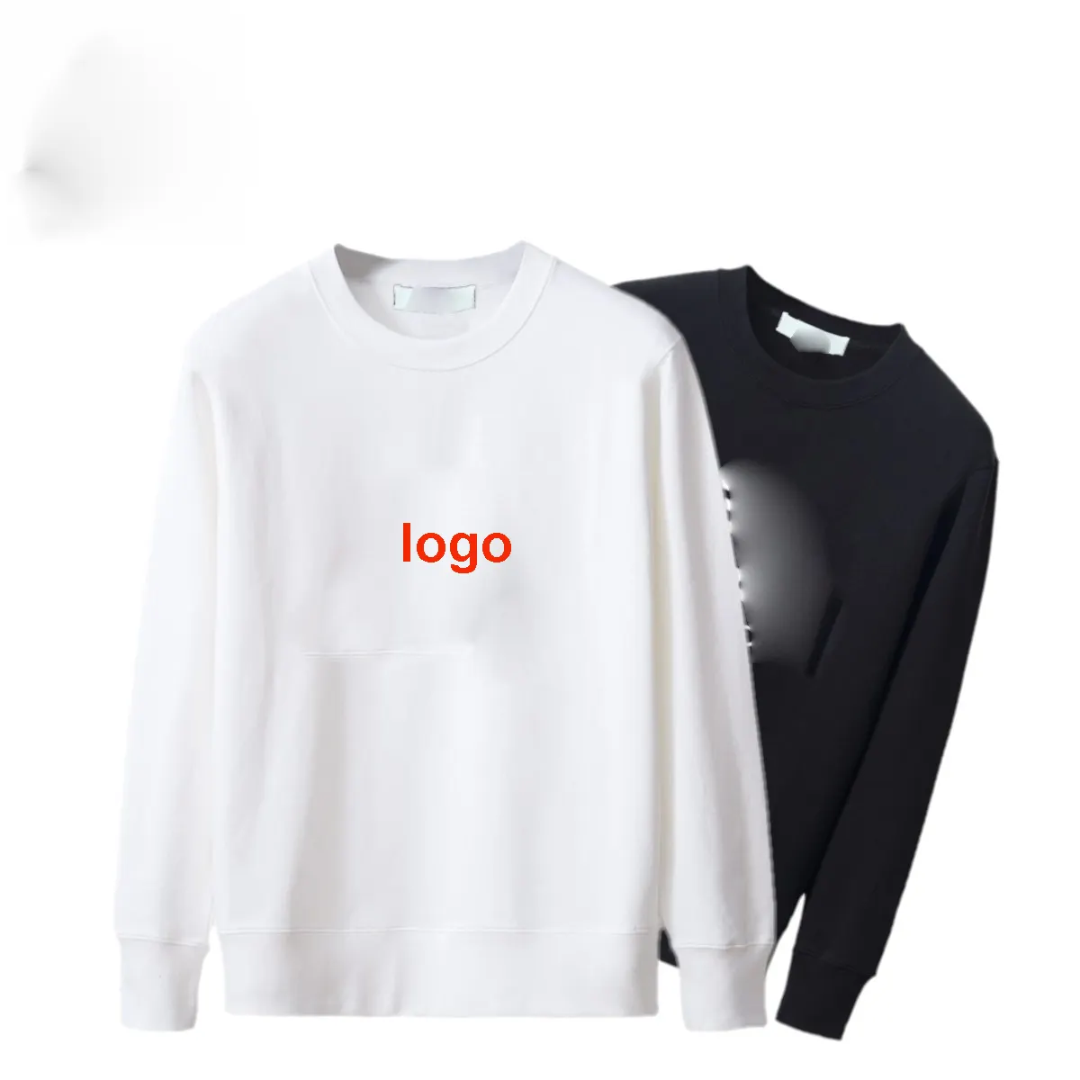 Droma inspired tasarımcı 1 in 1 yüksek kalite ünlü logo baskı uzun kollu artı boyutu kazak 100% pamuk kapüşonlu