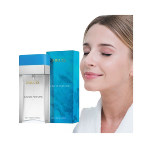 Perfume de mujer azul claro MRUIS de Fragrance Town, fragancia de larga duración para venta al por mayor. Fragancia limón fruta tropical - Product Image 1