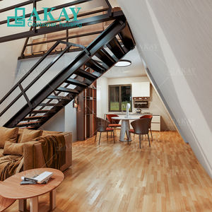 Haut de gamme moderne triangulaire 2 étages Villa préfabriquée bureau extérieur Airbnb cabine hôtel <span class=keywords><strong>maison</strong></span> modulaire maisons préfabriquées - Product Image 5