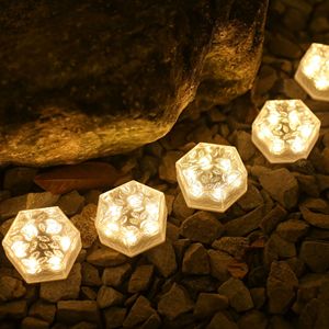 Lampes solaires LED en forme de brique, étanches IP65, pour aménagement paysager, allée de jardin, patio extérieur - Product Image 1