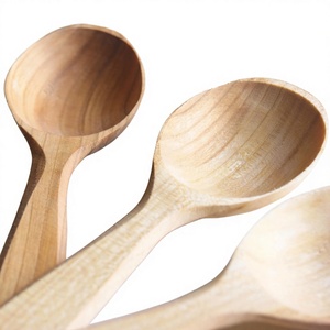 Eco Friendly Vintage Party Wooden <b>Cutlery</b> <b>Set</b> Spoon with Logo Sustainable Durable <b>Portable</b> - Product Image 4