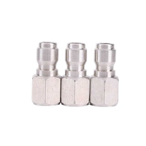 Raccords rapides pour tuyaux pneumatiques, connecteurs rapides en acier inoxydable 304, pistolet à eau haute pression, connexion directe - Product Image 1