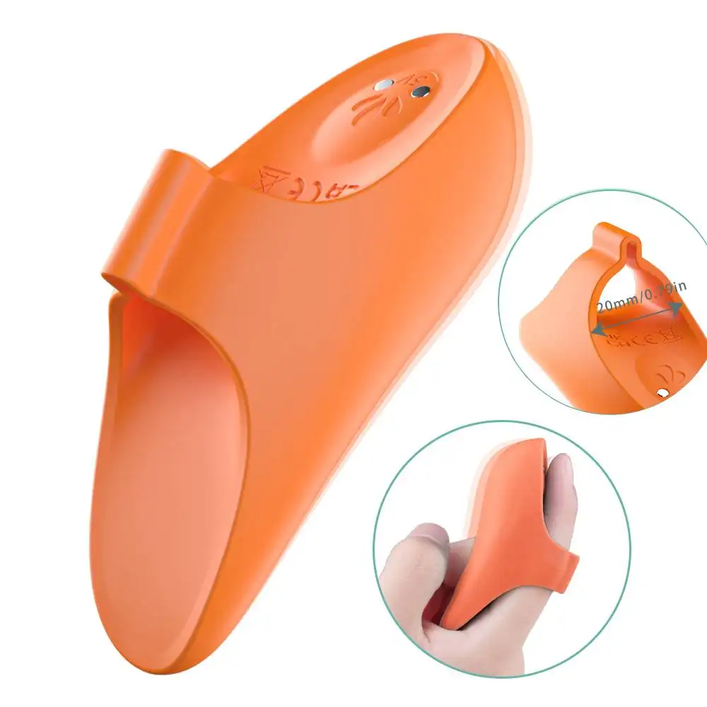 S-HANDE Kecil Desain Paus Jari Klitoris Vibrator Mainan Seks Wanita Dapat Disesuaikan Mini Jari Vibrator untuk Wanita Klitoris Stimulator