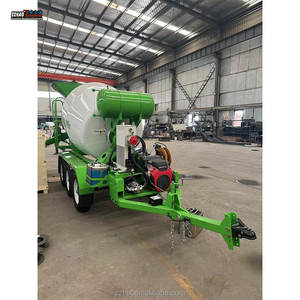 Camión Mezclador de Cemento con Tanque de Concreto de Remolque Personalizado de <span class=keywords><strong>3</strong></span> <span class=keywords><strong>Ejes</strong></span> y 2 Metros Cúbicos con Motor EPA y Autocarga - Product Image 5