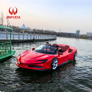 Lancha rápida <span class=keywords><strong>Ferrari</strong></span> roja vibrante para resort con gran flotabilidad y fácil mantenimiento para diversión acuática - Product Image 1