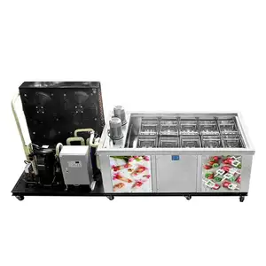 Preço de fábrica Novo Picolé Automático Que Faz A Máquina Com 2 Moldes E Calippo Ice Lolly Capacidade De Embalagem De Enchimento