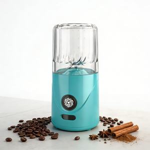 Blender USB robuste de 260 ml, gobelet à jus électrique portable, rechargeable, mini personnel, 2 lames pour smoothies à emporter, utilisation en voiture - Product Image 1