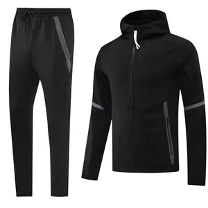 Fabriek Goedkope Voetbal Sportkleding Full Zip Up Europa Size Plus Size Mannen Truien Sweatshirts