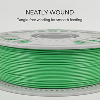Filament d'imprimante 3D PLA 1,75 mm, bobine de 1 kg, précision dimensionnelle +/-0,02 mm, emballé sous vide, sans effet de chaîne, pour imprimantes FDM
