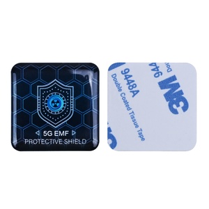 Cổ phiếu trực tiếp OEM lượng tử chip lá chắn Silicone điện thoại di động Sticker <span class=keywords><strong>ion</strong></span> âm 90% giảm bức xạ cho điện thoại di động máy tính xách tay - Product Image 4