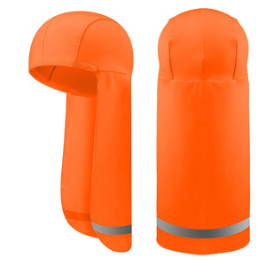 Cappuccio Riflettente di Sicurezza Notturna con Protezione per il <span class=keywords><strong>Collo</strong></span>, Mantella ad Alta Visibilità in Poliestere, Protezione Solare, Logo Personalizzato, Antipolvere per Ciclismo - Product Image 5