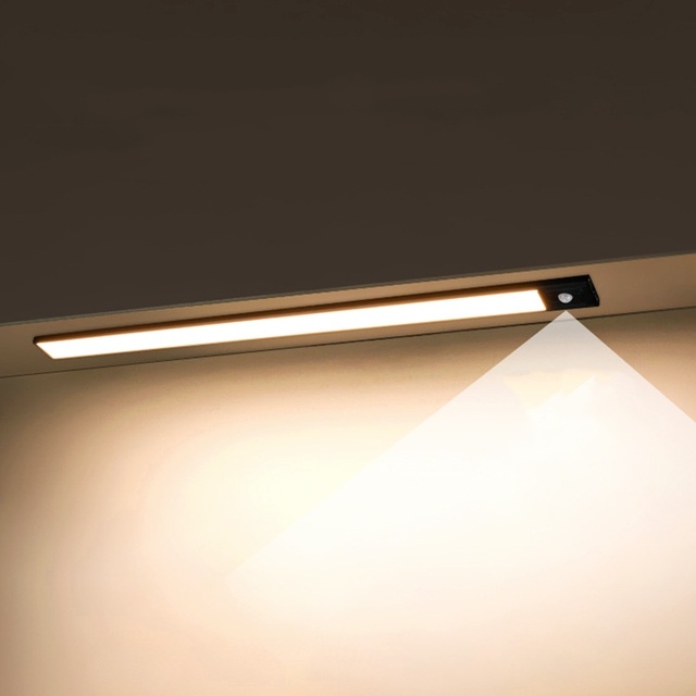 Ultra-thin Indoor Lighting Bottom Luminous Kitchen Cabinet Closet Lights Led Motion Sensor Light