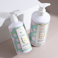 Nettoyant pour le corps moussant doux à l'huile de noix de coco de marque privée formule gel à absorption rapide non grasse parfum hydratant et rafraîchissant