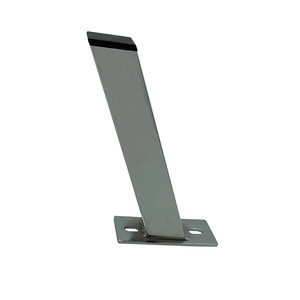 Furniture <b>Leg</b> Cold Rolled Steel Silver Gray Chrome Plated Heavy Duty <b>Sofa</b> Tea Table Tv Cabinet Foot H150mm H180mm H200mm - Product Image 1