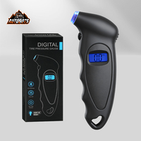Manómetro Digital de Alta Precisión AUTOBOTS con Pantalla LCD Retroiluminada, PSI, BAR, KPA para Neumáticos de Camiones, Autocaravanas y Remolques