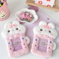 Lindo y Creativo Porta Tarjetas de Peluche, Serie para Estudiantes, Bolsa para Guardar Tarjetas de Identificación, Estuche Protector para Tarjetas Pequeñas con Diseño de Ídolos, Modelo Colgante