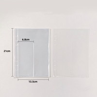 Fundas Transparentes para Carpeta A5, Fundas Protectoras de PP para Tarjetas Coleccionables, Páginas Impermeables para Álbum de Fotos, Bolsa Transparente para Archivar Documentos