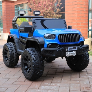 รถยนต์ไฟฟ้าสำหรับเด็ก New12V 4WD สองที่นั่ง สำหรับเด็กอายุ <span class=keywords><strong>3</strong></span> ถึง 8 ปี  วัสดุพลาสติก มีไฟ มีเพลง ใช้ได้ทั้งในบ้านและนอกบ้าน  รถของเล่นขับเคลื่อนสี่ล้อ สำหรับเด็กชายและเด็กหญิง - Product Image 5