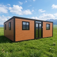 Maison mobile de luxe préfabriquée facile à construire de 40 pieds ou 20 pieds, extensible, avec 2, 3, 4 ou 5 chambres, villa préfabriquée, maison portable
