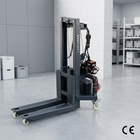 Nouveau chariot élévateur à fourche compact, portable et détachable, 300 kg, 1,6 m, à batterie, pour le levage d'éclairages de scène et de haut-parleurs, et le chargement/déchargement de marchandises