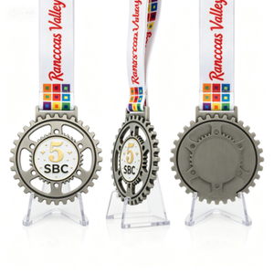 Medaglie Storiche Personalizzate con Logo Personalizzato, MOQ Basso, Medaglie in Metallo 3D con Nastro Stampato su Misura per Eventi di <span class=keywords><strong>NGO</strong></span> e Associazioni - Product Image 6